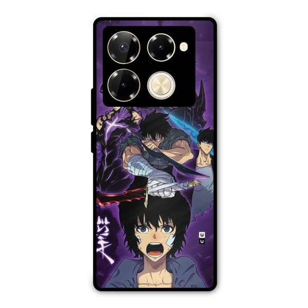 Jinwoo Sung Stance Metal Back Case for Infinix Note 40 Pro