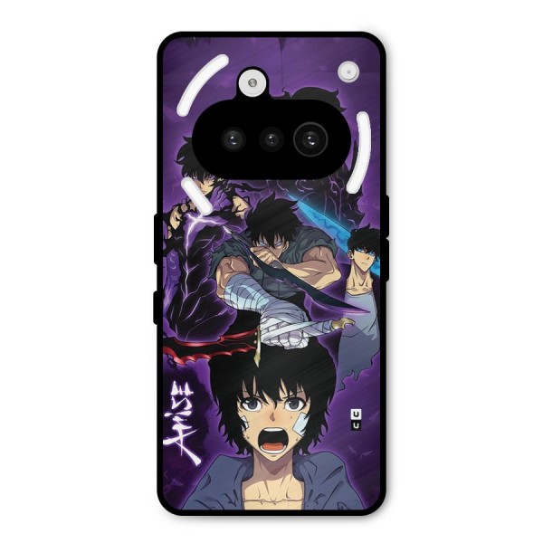 Jinwoo Sung Stance Metal Back Case for Nothing Phone 3a