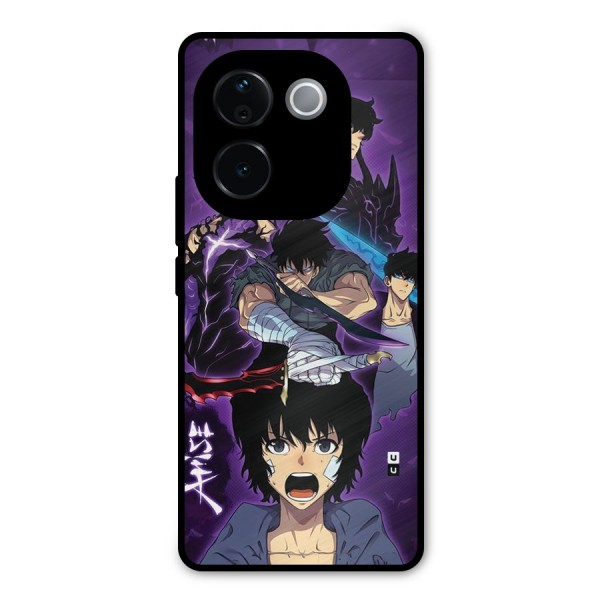 Jinwoo Sung Stance Metal Back Case for Vivo T3 Pro