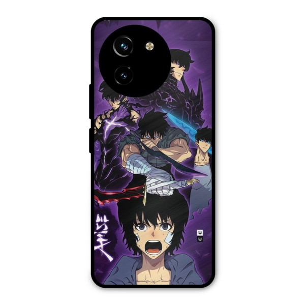 Jinwoo Sung Stance Metal Back Case for Vivo T3x