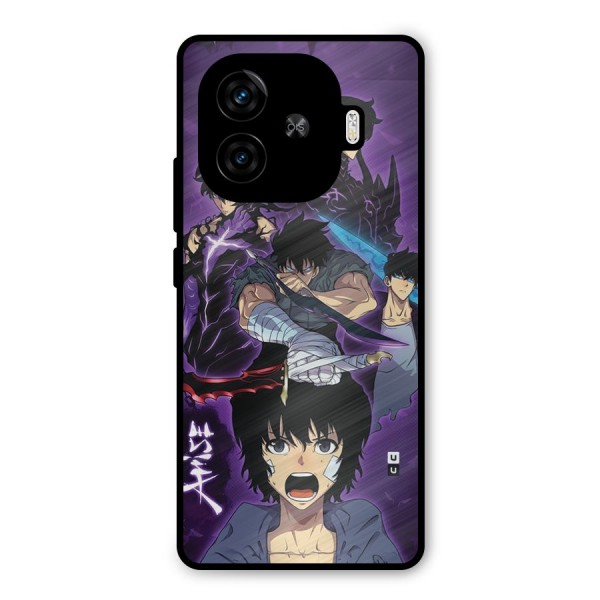 Jinwoo Sung Stance Metal Back Case for iQOO Z9 Turbo
