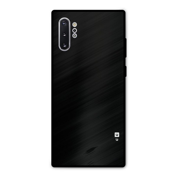 Just Black Metal Back Case for Galaxy Note 10 Plus