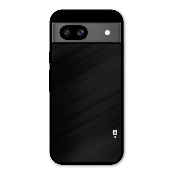 Just Black Metal Back Case for Google Pixel 8a