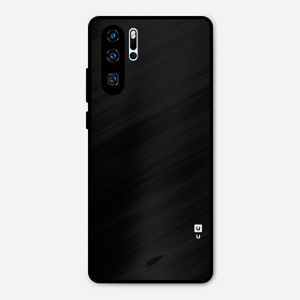 Just Black Metal Back Case for Huawei P30 Pro