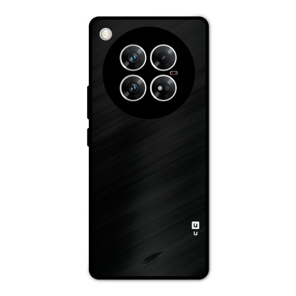 Just Black Metal Back Case for Infinix Zero 40 5G