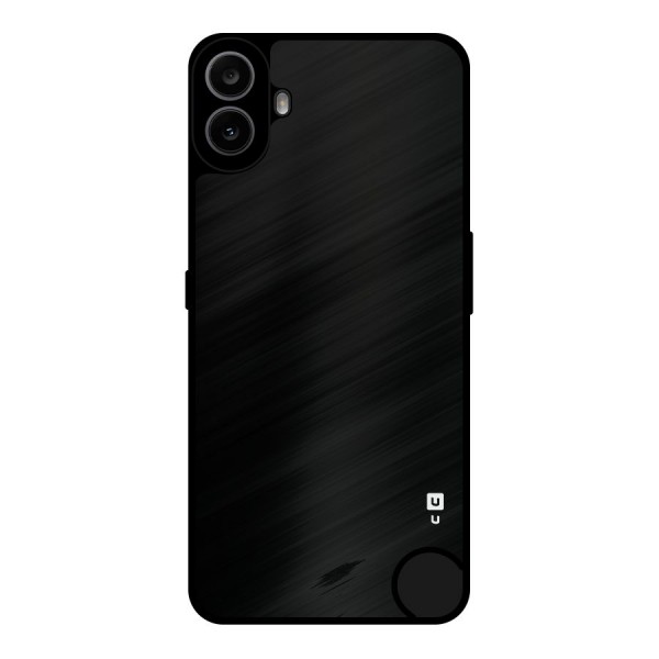 Just Black Metal Back Case for Nothing CMF Phone 1