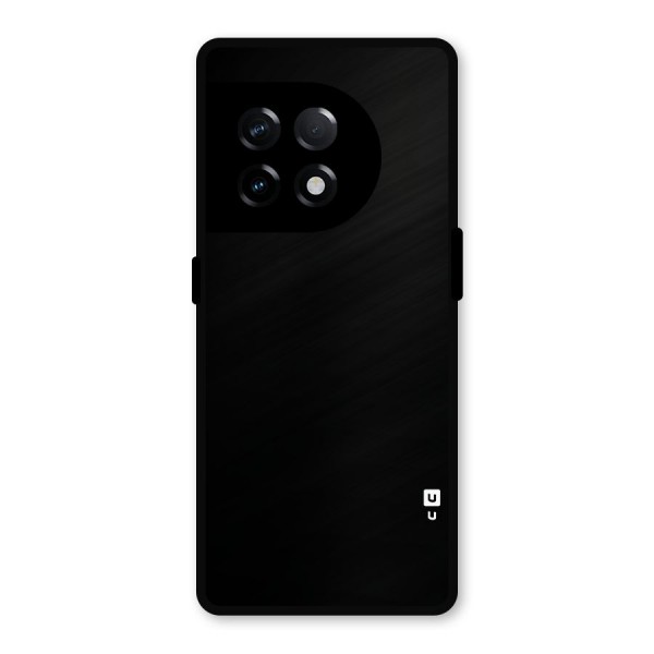 Just Black Metal Back Case for OnePlus 11R