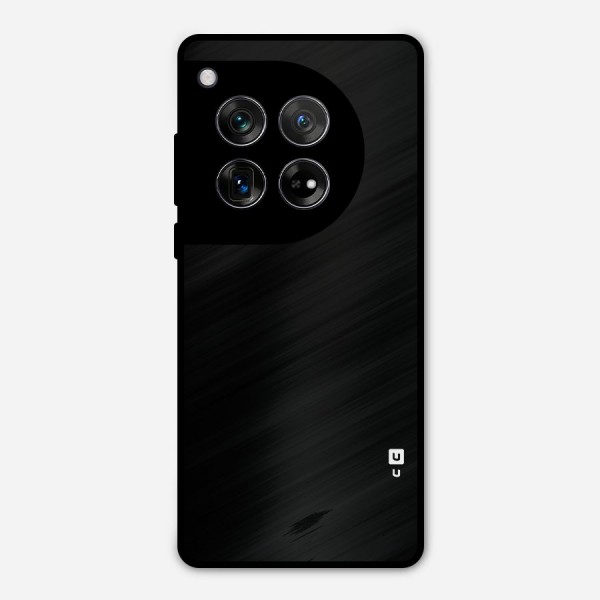Just Black Metal Back Case for OnePlus 12