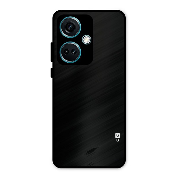 Just Black Metal Back Case for OnePlus Nord CE 3 5G