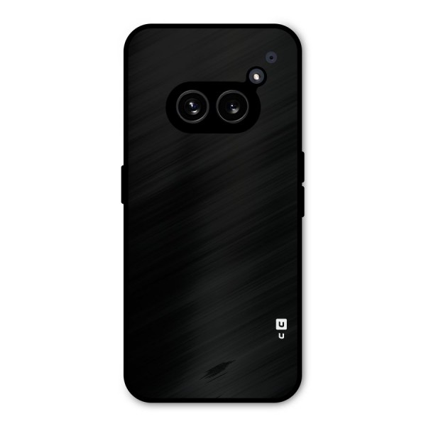Just Black Metal Back Case for Nothing Phone 2a