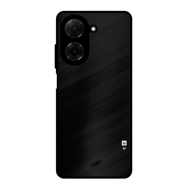 Just Black Metal Back Case for Poco C71