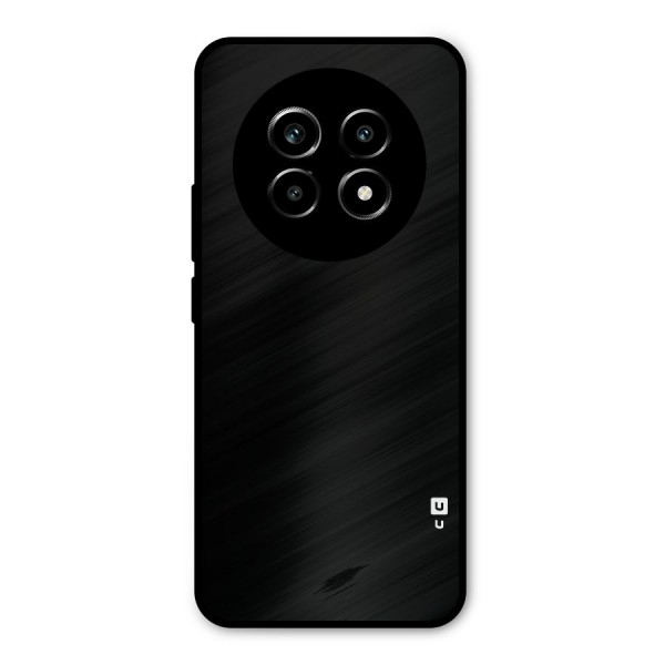 Just Black Metal Back Case for Realme 13 Pro