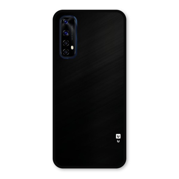 Just Black Metal Back Case for Realme 7