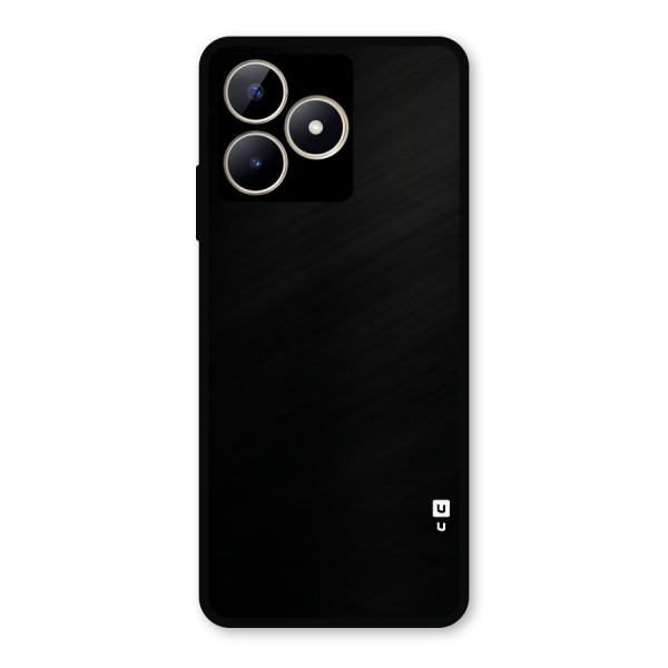 Just Black Metal Back Case for Realme C53