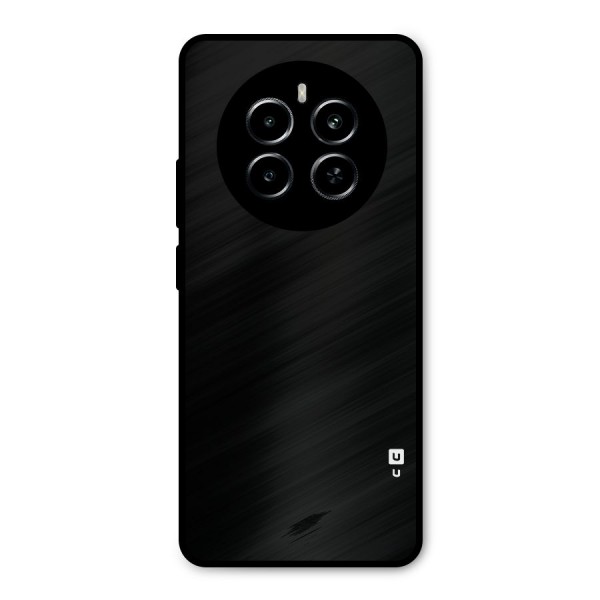 Just Black Metal Back Case for Realme P1