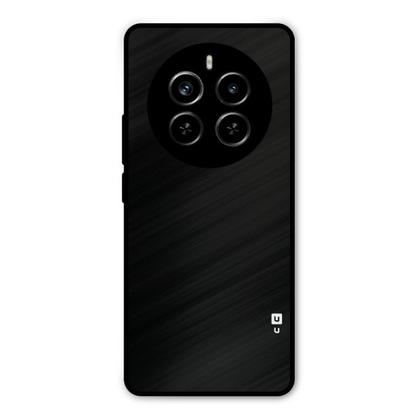 Just Black Metal Back Case for Realme P1 Pro