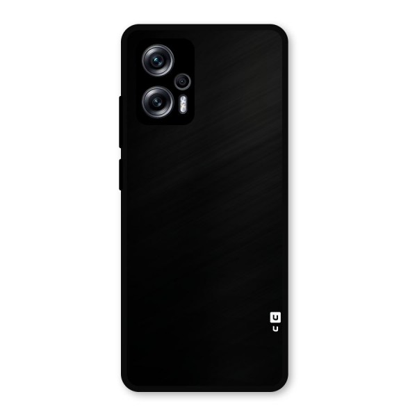 Just Black Metal Back Case for Redmi K50i