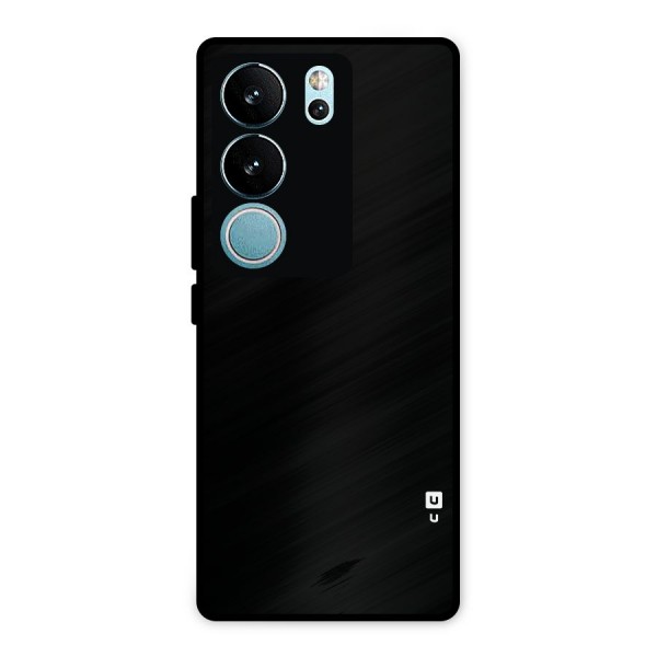 Just Black Metal Back Case for Vivo V29 Pro