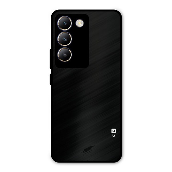 Just Black Metal Back Case for Vivo Y200e