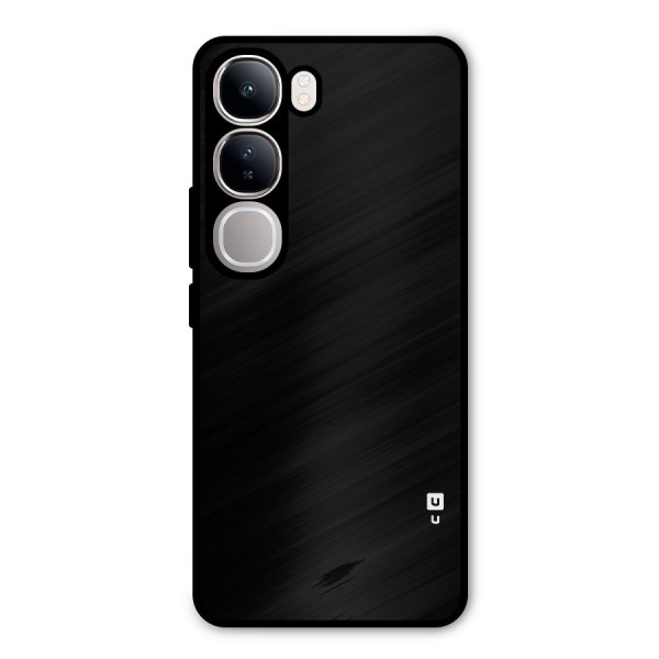 Just Black Metal Back Case for Vivo Y300