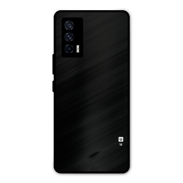 Just Black Metal Back Case for iQOO 7 5G