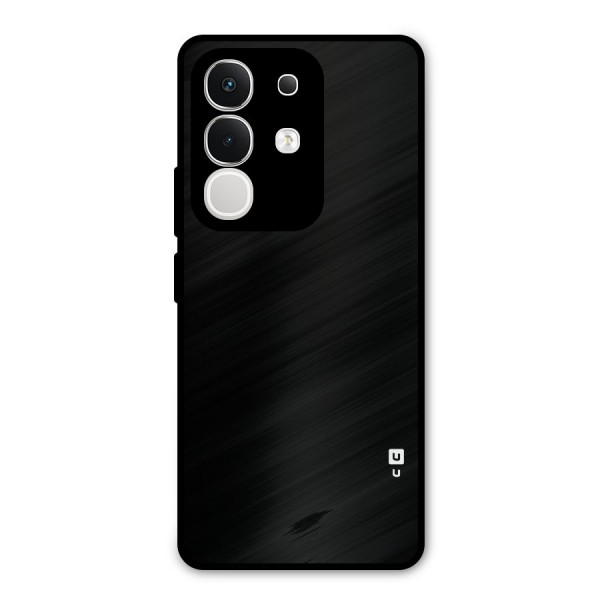 Just Black Metal Back Case for iQOO Z10x