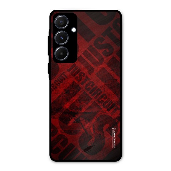Just Circuit Metal Back Case for Galaxy A55