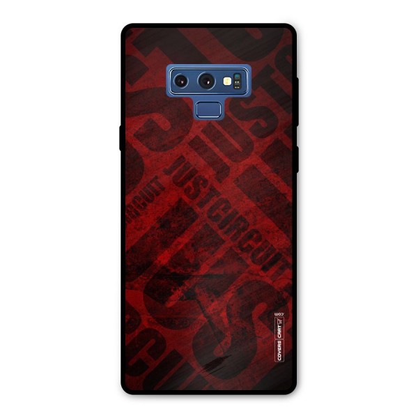 Just Circuit Metal Back Case for Galaxy Note 9