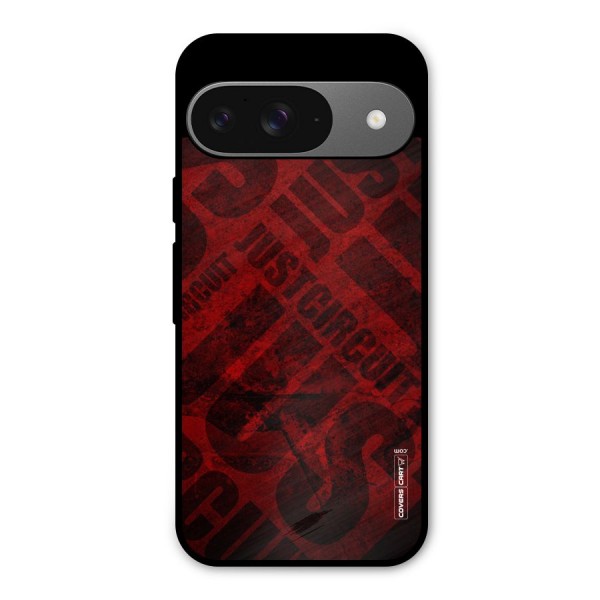 Just Circuit Metal Back Case for Google Pixel 9