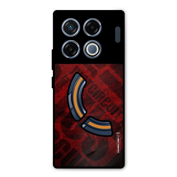 Just Circuit Metal Back Case for Infinix GT 20 Pro