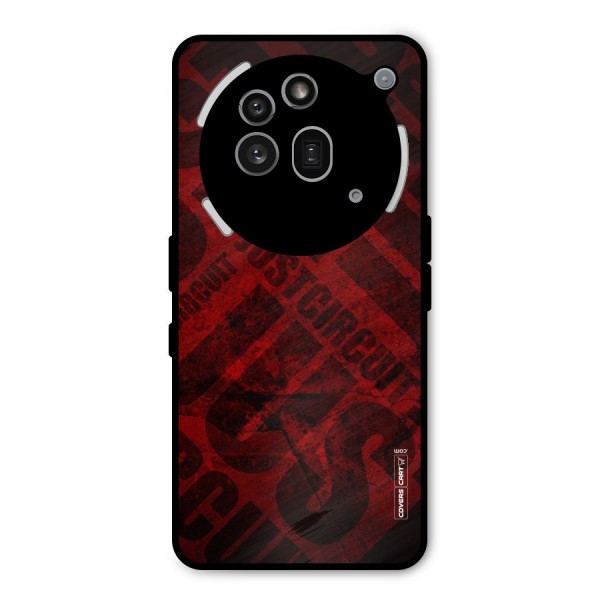 Just Circuit Metal Back Case for Nothing Phone 3a Pro