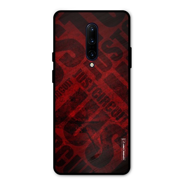 Just Circuit Metal Back Case for OnePlus 7 Pro