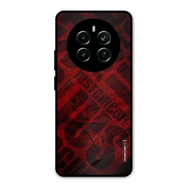 Just Circuit Metal Back Case for Realme 12 Pro Plus