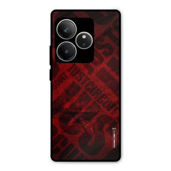 Just Circuit Metal Back Case for Realme GT 6