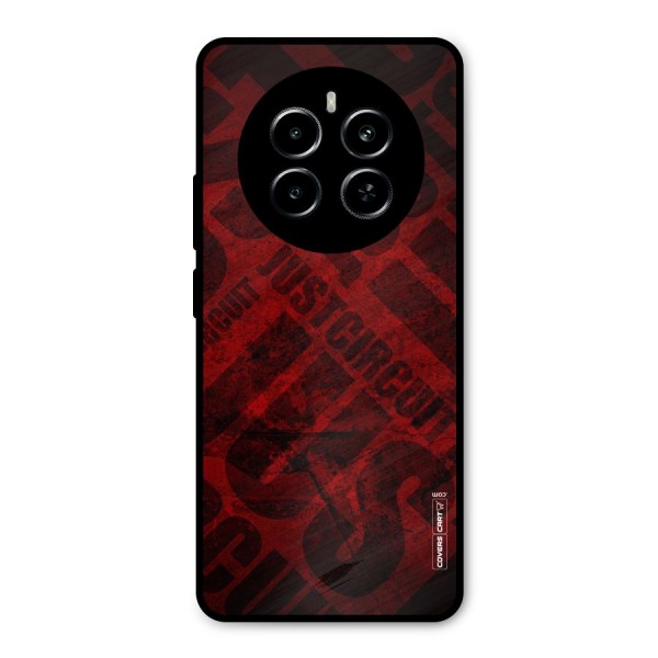 Just Circuit Metal Back Case for Realme P1