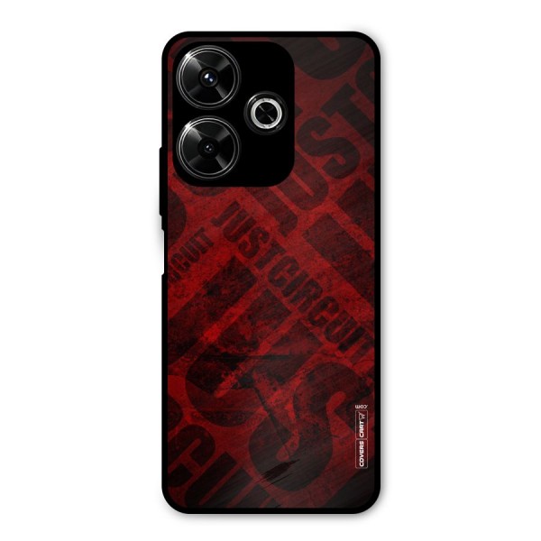 Just Circuit Metal Back Case for Redmi 13 5G