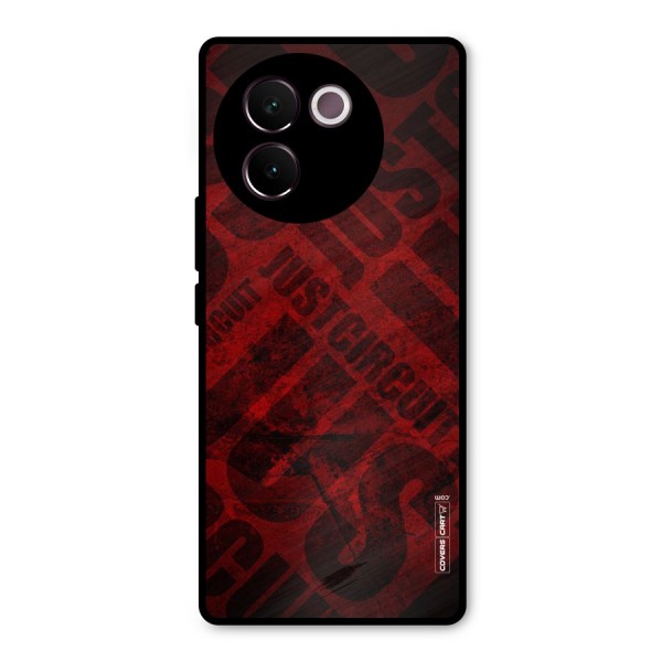 Just Circuit Metal Back Case for Vivo V30e