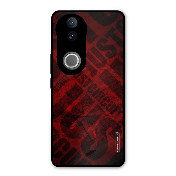 Just Circuit Metal Back Case for iQOO Z10R