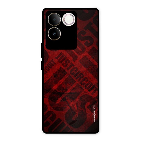 Just Circuit Metal Back Case for iQOO Z7 Pro