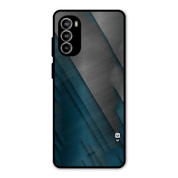 Just Lines Metal Back Case for Moto G52