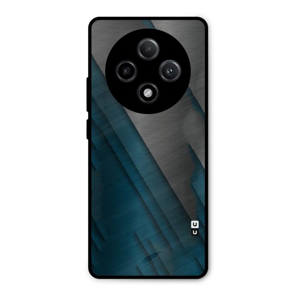 Just Lines Metal Back Case for Oppo F27 Pro Plus