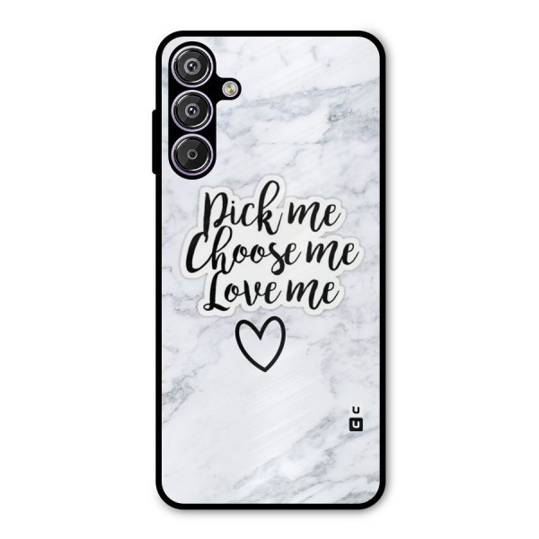 Just Me Metal Back Case for Galaxy F15