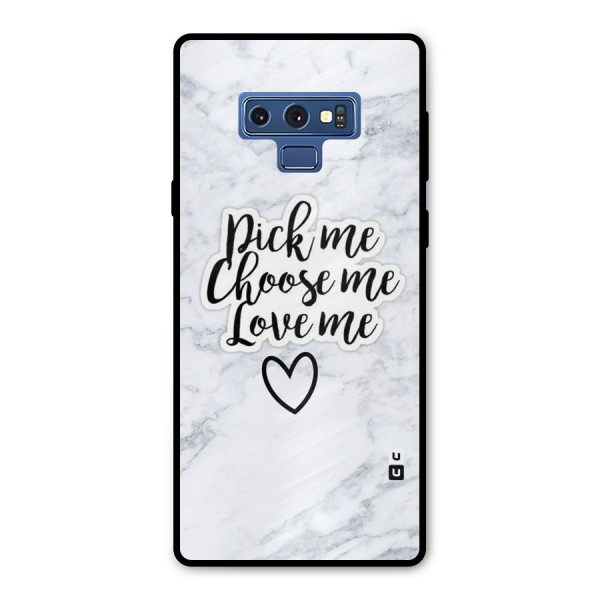 Just Me Metal Back Case for Galaxy Note 9