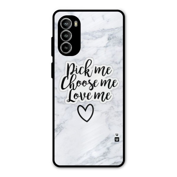 Just Me Metal Back Case for Moto G52