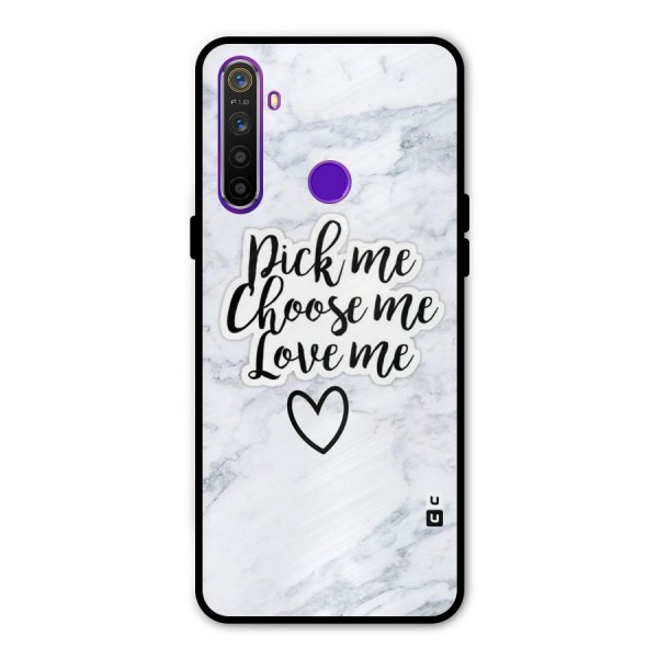 Just Me Metal Back Case for Realme Narzo 10