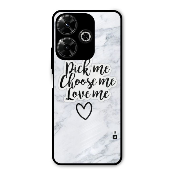 Just Me Metal Back Case for Redmi 13 5G