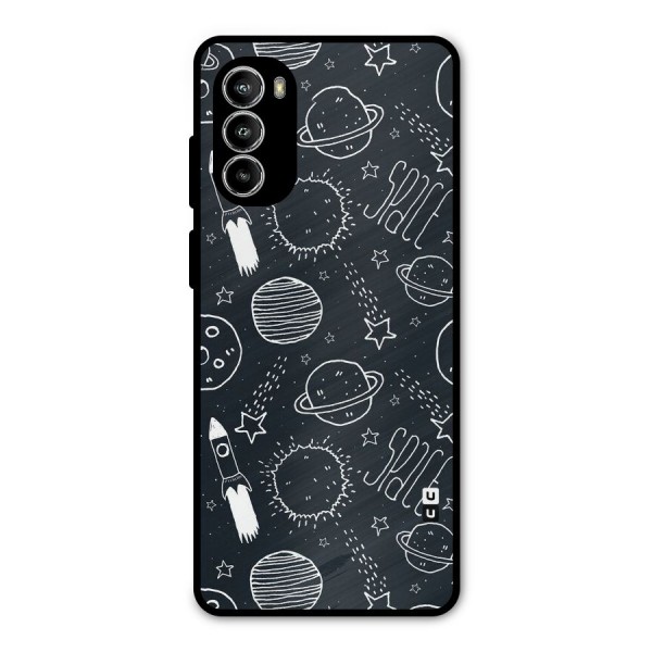 Just Space Things Metal Back Case for Moto G82