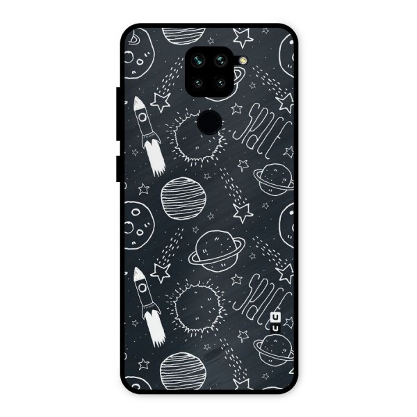 Just Space Things Metal Back Case for Redmi Note 9