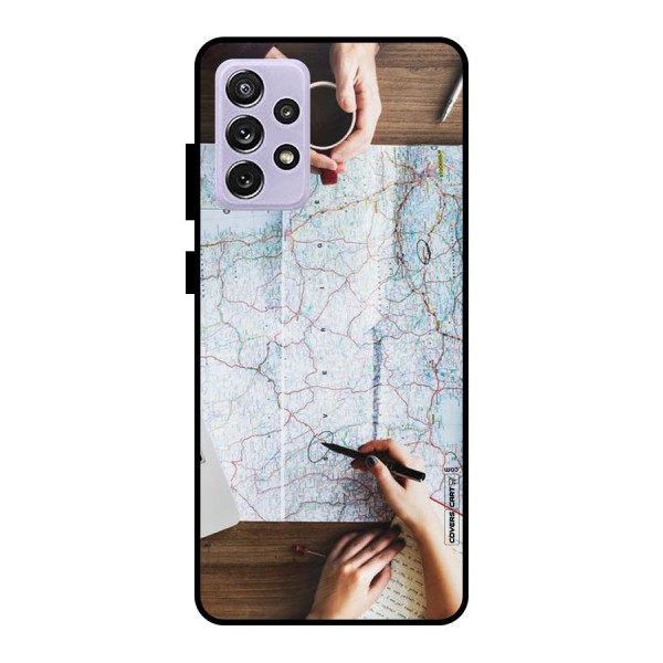 Just Travel Metal Back Case for Galaxy A72
