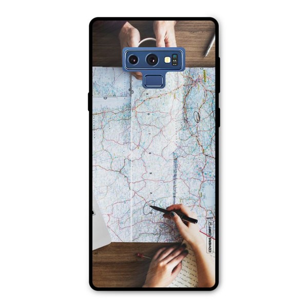 Just Travel Metal Back Case for Galaxy Note 9